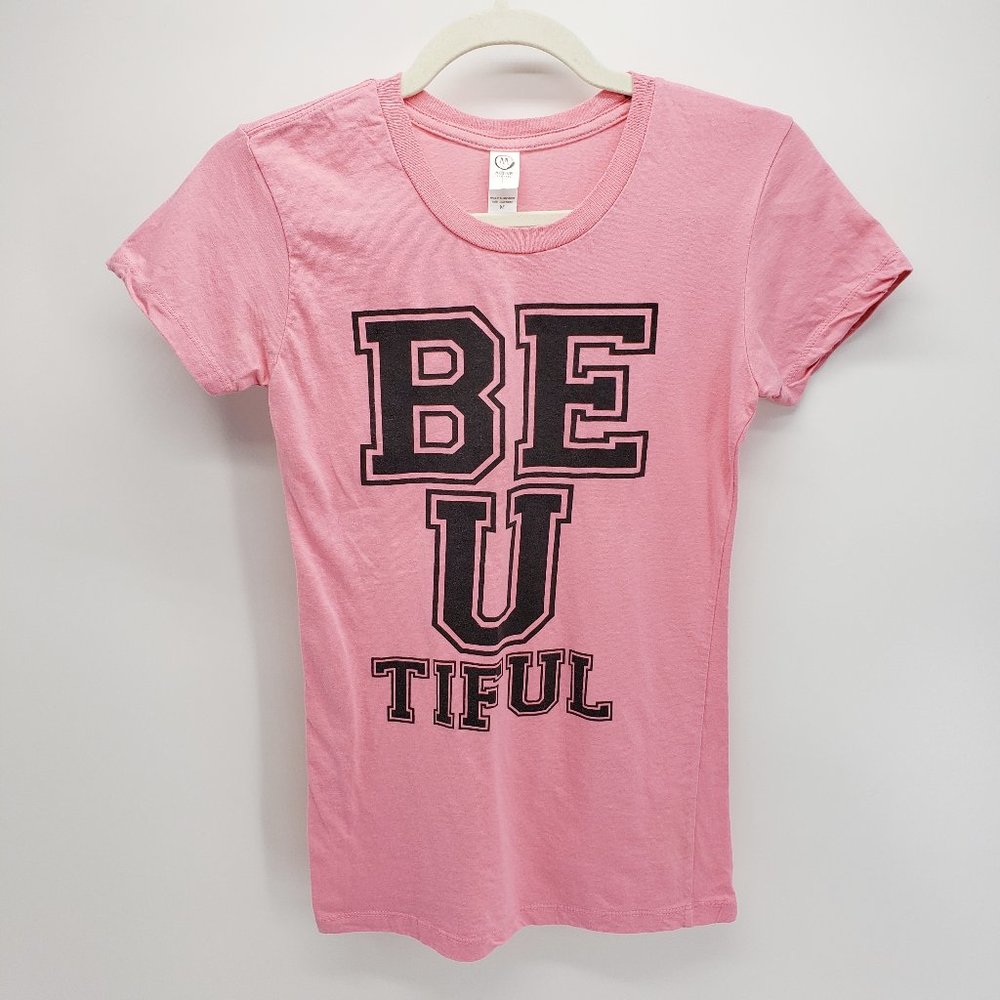 Active Apparel  | Graphic Tee | Pink & Black